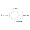 Aurolighting Luminario De Exterior Para Sobreponer Ae1510n Aurolighting