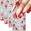 Christmas Nail Stickers Decals for Women Girls, 4 Sheets with