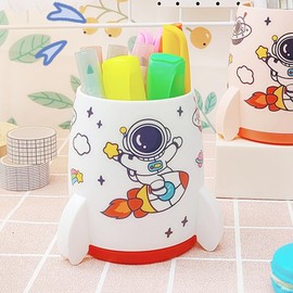 MAGICLULU PortaláPices Creativo Multicolor De PláStico, Organizador De Escritorio Para NiñOs, Soporte De LáPices Y BolíGrafos, DecoracióN De Mesa, Regalo Ideal Para Hogar, Escuela Y Oficina White