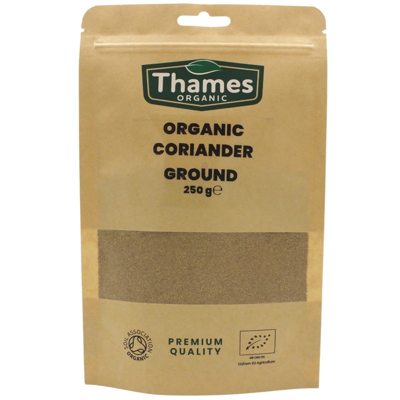 Organic Coriander Ground-Certified Organic, Non-GMO, Vegan, No Additives, No Preservatives,