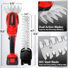 Hedge Trimmer Cordless 2 in 1 Handheld Grass Shears Mini