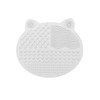 [2-Pack] Makeup Brush Cleaning Mat, Cute Cat Ear Design Silicone
