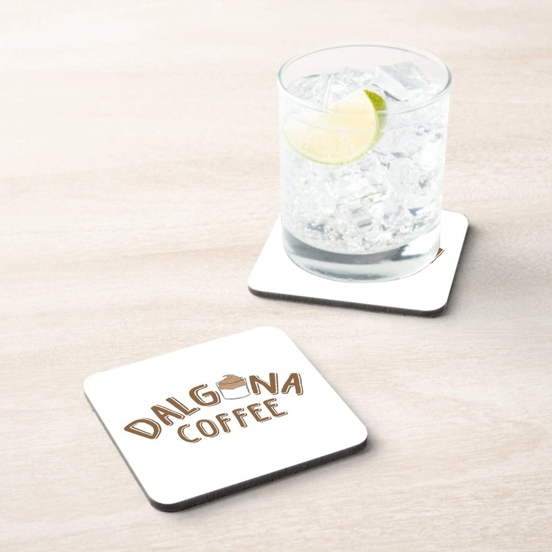 Cork Coasters - Dalgona Coffee Coffee Drink Dessert - Pack