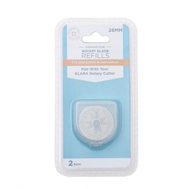 Missouri Star Universal Rotary Cutter Blades 28mm, 2 Pack | Super Sharp Replacement Blades, Fits All Rotary Cutter Handles | Fabric Trimmer Refill for Quilting and Sewing Projects