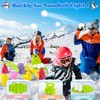 10 Pack Snowball Maker Toy, Winter Snow Sled Outdoor Snow