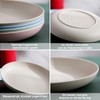 Taasmoog Pack of 6 Plates, Unbreakable & Robust Dinner Plates,