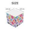 4A Sticky Note Cube, 2.5 x 2.5 in, 500 Sheets,