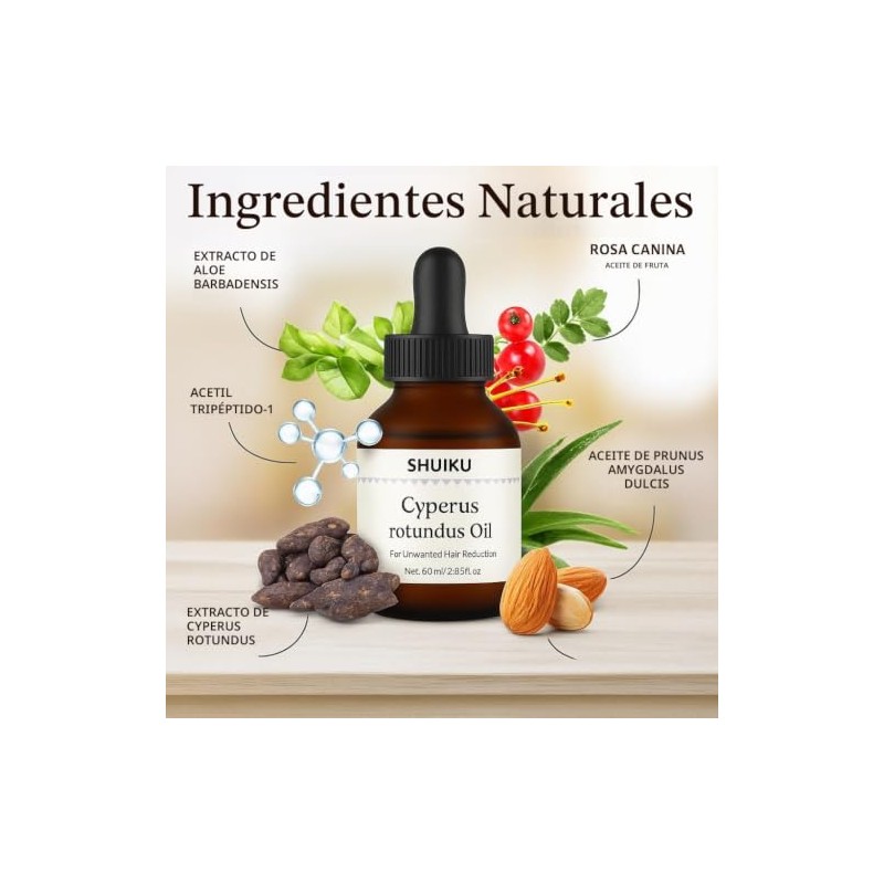 Aceite de Cyperus rotundus, Cyperus, aceite natural 100% puro para