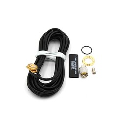 Laird Technologies - 3/4" Brass NMO Mount - with UHF Male - PL259 Connector and Heat Shrink - Cable Assemblies Now MB8 KIT