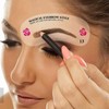 Eyebrow Stencils Eyeliner Stencil Eyeliner Template Plate Matte PVC Material