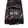 Hi-Tie 63" 70" Ties for Men Silk Extra Long Mens