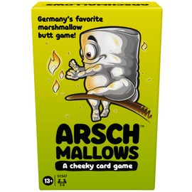 Hasbro Gaming Arschmallows Game | Marshmallow Butt Game | Funny Party Card Games for Teens, Adults, and Families | 2 to 6 Players | Indoor Summer Activities | Ages 13+ (Amazon Exclusive)