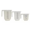 Cocina Mía Set De 3 Tazas Jarras Medidoras 1l 500ml