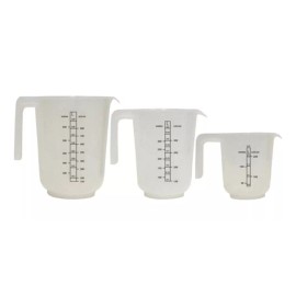 Cocina Mía Set De 3 Tazas Jarras Medidoras 1l 500ml 250ml