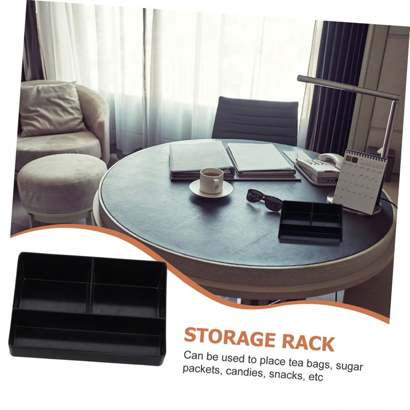 ABOOFAN 2pcs Coffee Storage Box Condiments Containers Sugar Packet Holder