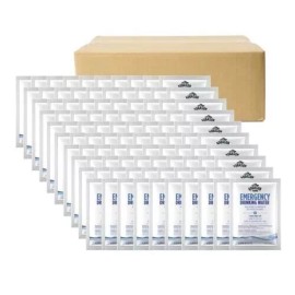 Augason Farms Emergency Drinking Water Choose Size Of Pack - Pouches 4.22oz Each - 100 Pouches - Full Case
