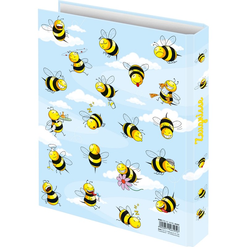 RNK 46495 Crazy Bees Certificate Ring Binder for DIN A4