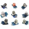 9pcs Gas Warning Sensor Module MQ-2 MQ-3 MQ-4 MQ-5 MQ-6