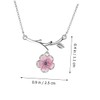 NOLITOY Elegant Flower Clavicle Chain Necklace for Women Lightweight Pendant