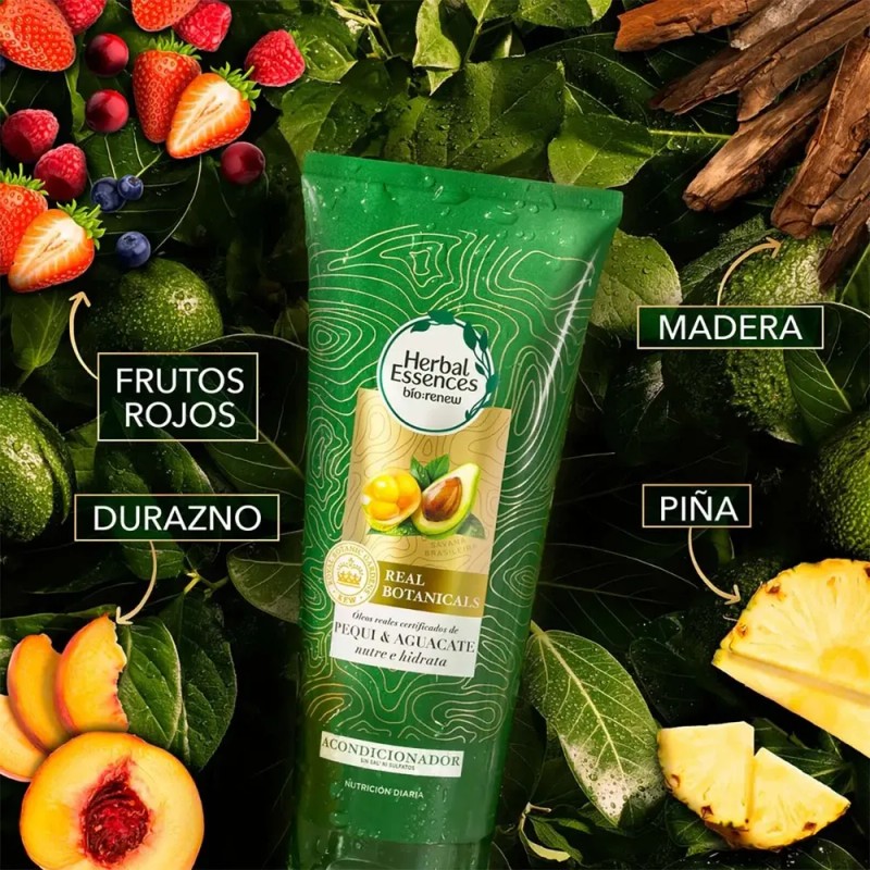 Acondicionador sin sal Herbal Essences Nutre e Hidrata 250 ml