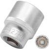 DAKCOS 27mm Spline Socket 1/2" Drive Multi-Tooth Socket 12 Ponit
