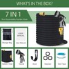 Garden Hose 75 ft, Non-Expandable Flexible Water Hose with 10