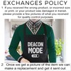 Funny Gag Sarcastic Apron Deacon Mode On Funny Christian God