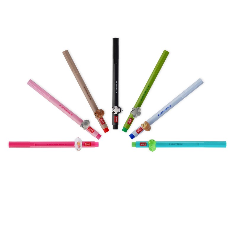 Legami - Gel Pen with Decorative Animal - Lovely Friends,