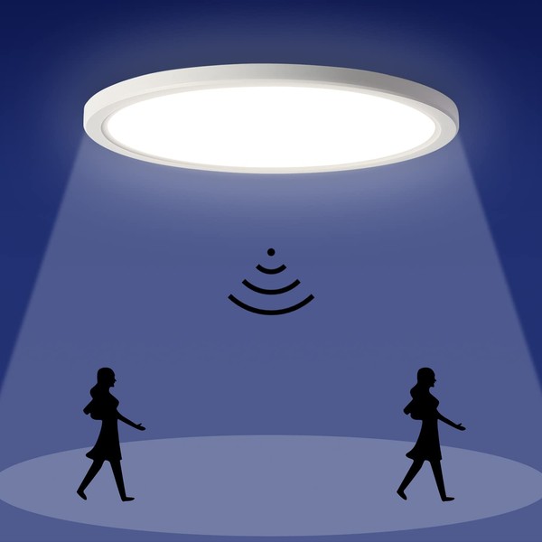 LED Ceiling Light with Motion Sensor, Lamp with Motion Sensor