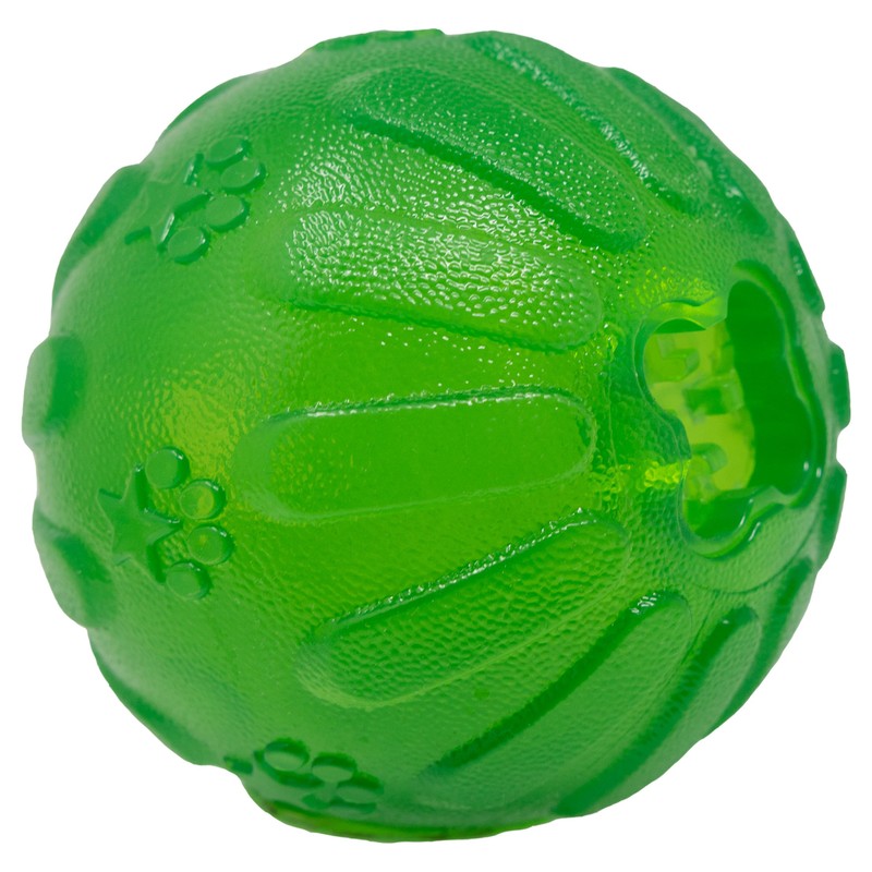 Starmark Treat Dispenser Chew Ball for Dogs, Medium