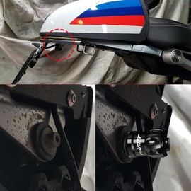 Modeer Compatible with B M W R nineT /5 Pure Racer Scrambler Urban G/S 2014-2022 Motorcycle Disassembly Toolless Quick Release Rear Fender Seat Tab Screw rninet New Accessories (Black-1)