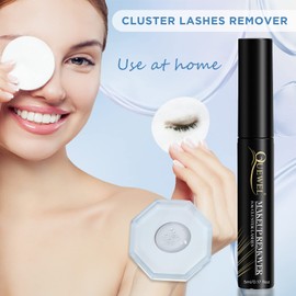 QUEWEL Lash Clusters Glue Remover 5ml Eyelash Clusters Remove Cleanly for DIY Eyelash Extension of Removal Cluster Lashes