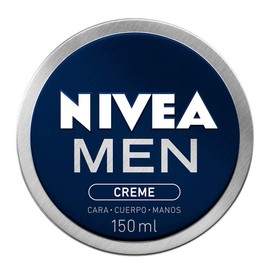 NIVEA MEN Creme (150ml), crema humectante multipropsito para el cuerpo, el rostro y las manos con Vitamina E                                          