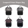 Leopard Print Diaper Bag Backpack Multi-Function Diaper Bag for Baby