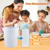 4-Piece Silicone Measuring Cup Set 350ml Silicone Chocolate Melting Cups