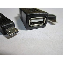 DIXIETREE Replacement for Set of 2 Push on 2 Pin Universal Power Supply Tips Micro B USB & Female USB A