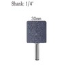 Inovsolid 6 Pcs 30 mm Cylinder Shape Grinding Stones 1/4