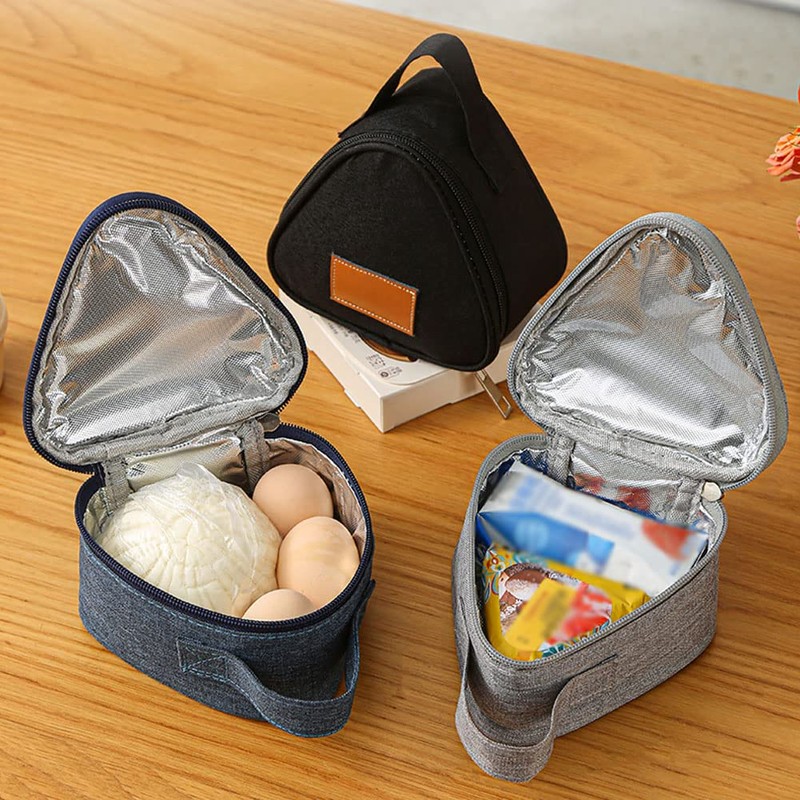 YUYAKESHI Rice Ball Case, Cold Insulated Rice Ball Shaped Lunch
