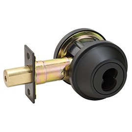 Master Lock DSCICSD10B Heavy Duty Single Commercial Cylinder Grade 2 SFIC Deadbolt, Oil Rubbed Bronze Finish