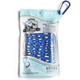 GENIAL 5640005PE Ice Towel PENGUIN 11.8 x 39.4 inches (30 x 100 cm)