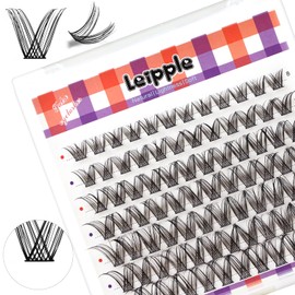 Lash Clusters,84Pcs 8~16mm Mix Individual Lashes Cluster Black Volume Eyelash Clusters Long Individual Lash Extensions D Curl Cluster Lashes DIY Eyelash Extension (S52)