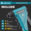 LIBRATON Heavy-Duty Rivet Gun, Pop Rivet Gun Set, Professional Hand