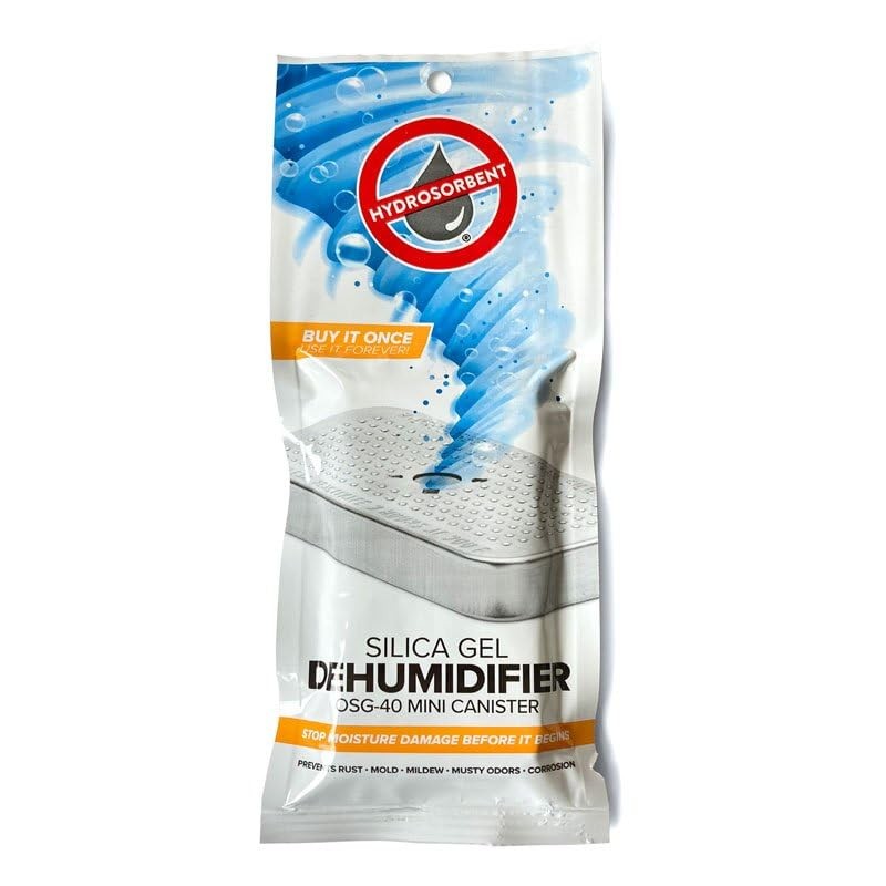 HYDROSORBENT OSG-40 Silica Gel Dehumidifier Desiccant 40 Gram Orange