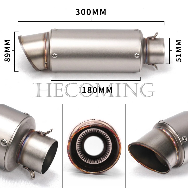 ISTUNT Full Exhaust System Slip on For Honda Msx 125
