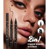 2pcs Dual Tattoo Liquid Delineador De Ojos De Larga Duración