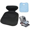 WALLFID 2-in-1 Car Seat Protector Set - Universal Non-Slip Leather