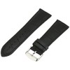 Hadley-Roma Men's MSM898RA-260 26mm Black Alligator Grain Leather WatchStrap
