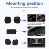 Auovo Auto Cup Holder Inserts Coaster Fit for 2020-2026 Wrangler