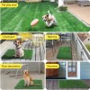 Alfombra Césped Perros Fengtuilie 71x46cm Lavable Ecológica Verde