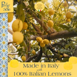 Perle di Sole Soft Lemon Candy from Italy - Lemon Jelly Candy - Italian Candy Individually Wrapped - Soft Fruit Gelee Candy - Pack of 6 (7.05 Oz)